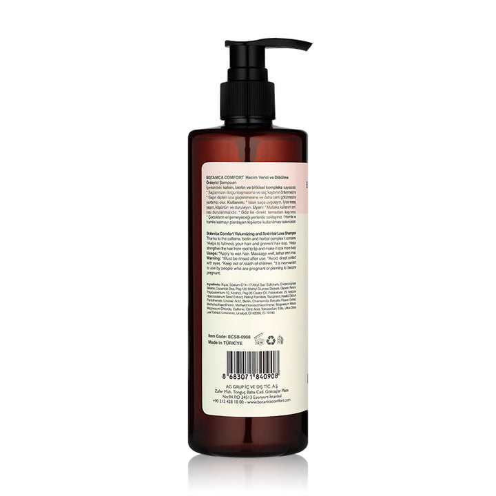 Botanica Comfort Natural Care So Pure Density Shampoo | Biotin & Caffeine Botanical Complex | Sulfate & Paraben-Free