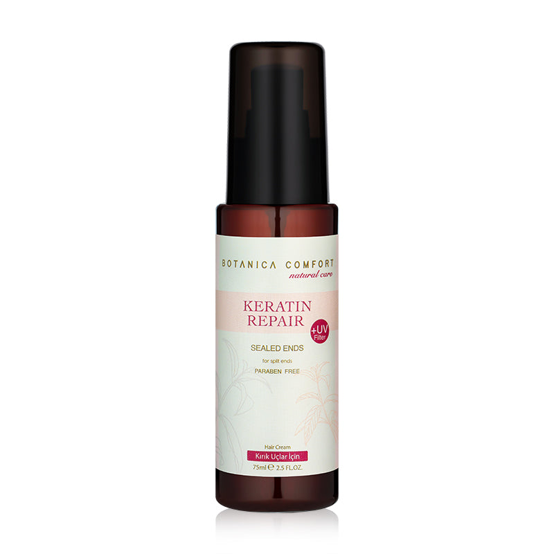 Botanica Comfort Keratin Repair Hair Cream | UV Filter For Sealed Ends | Paraben-Free & Vegan