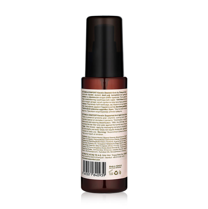 Botanica Comfort Keratin Repair Hair Cream | UV Filter For Sealed Ends | Paraben-Free & Vegan