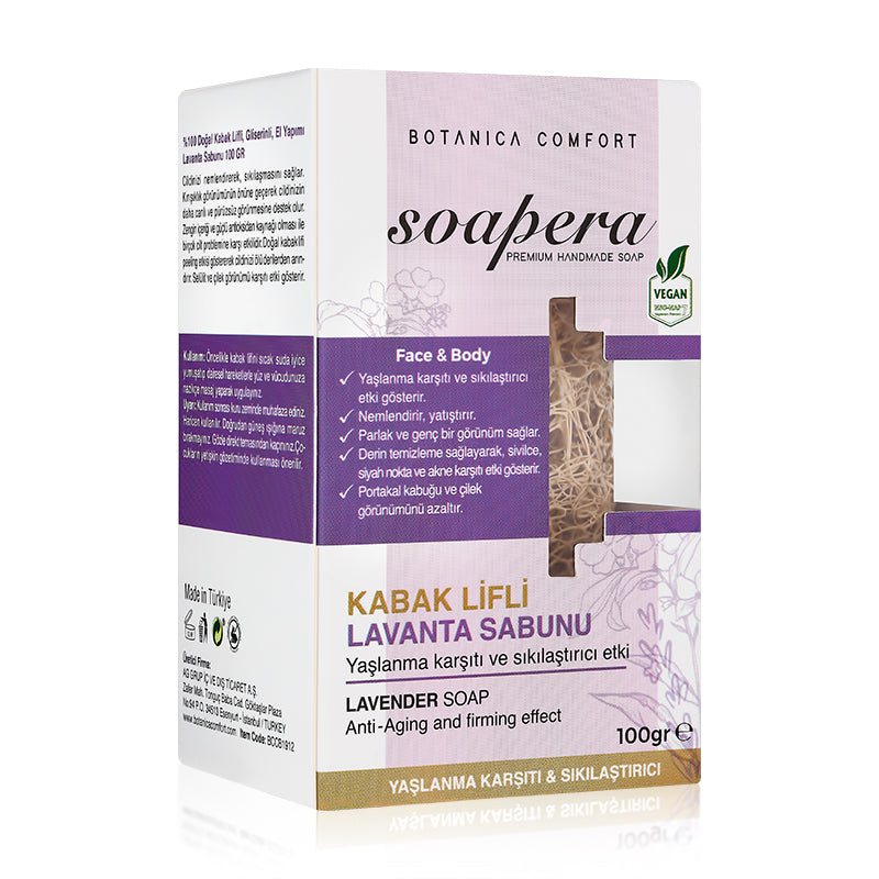 Botanica Comfort Face & Body Lavender Soap | Exfoliating | Vegan