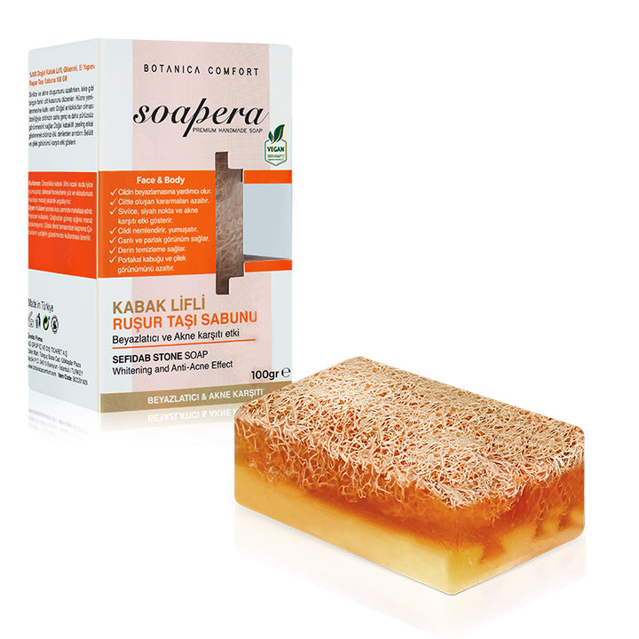Botanica Comfort Sefidab Face & Body Stone Soap | Whitening & Anti-Acne Effect | Vegan