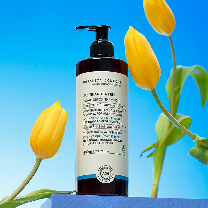 Botanica Comfort Nature Botanical Essence Austrian Tea Tree Scalp Detox Shampoo | For Scurfy & Itchy Scalp | Vegan