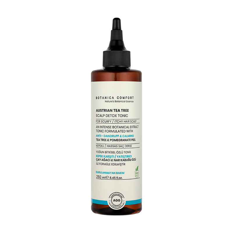 Botanica Comfort Nature's Botanical Essence Austrian Tea Tree Scalp Detox Tonic | For Itchy Scalp | Vegan
