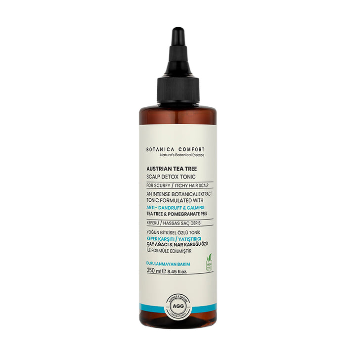 Botanica Comfort Nature's Botanical Essence Austrian Tea Tree Scalp Detox Tonic | For Itchy Scalp | Vegan