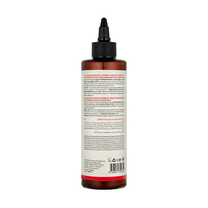 Botanica Comfort Brazilian Keratin Renew & Smooth Milk | Keratin, Amla, Acai, & Sweet Almond Milk | Vegan