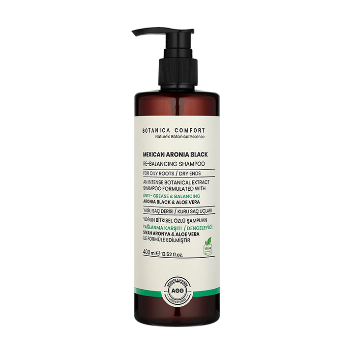 Botanica Comfort Re-Balancing Shampoo | Aronia Black Berry & Aloe Vera | Anti-Grease