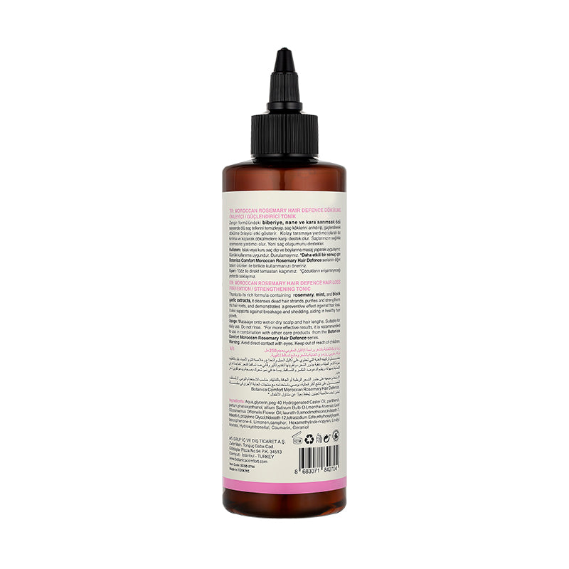 Botanica Comfort Moroccan Rosemary Hair Defense Tonic | For Hair Loss & Weak Hair | Vegan