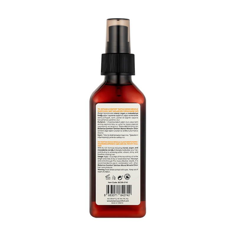 Botanica Comfort Tahitian Monoi Miracle Elixir Intense Oil  | Vegan