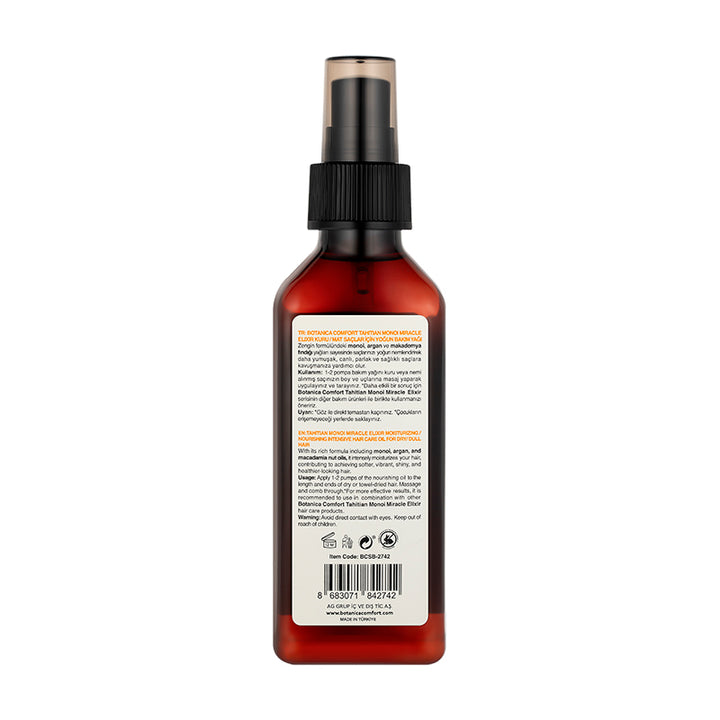 Botanica Comfort Tahitian Monoi Miracle Elixir Intense Oil  | Vegan