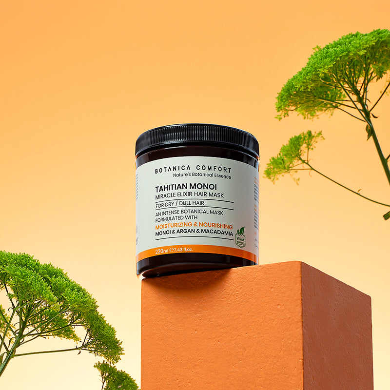 Botanica Comfort Tahitian Monoi Miracle Elixir Hair Mask | Moisturizing & Nourishing | Vegan