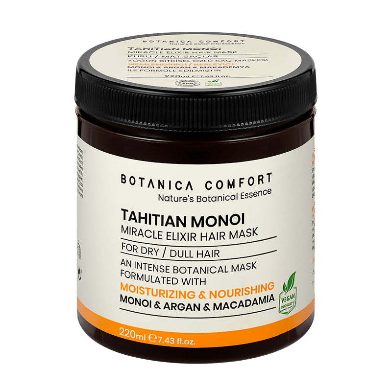 Botanica Comfort Tahitian Monoi Miracle Elixir Hair Mask | Moisturizing & Nourishing | Vegan