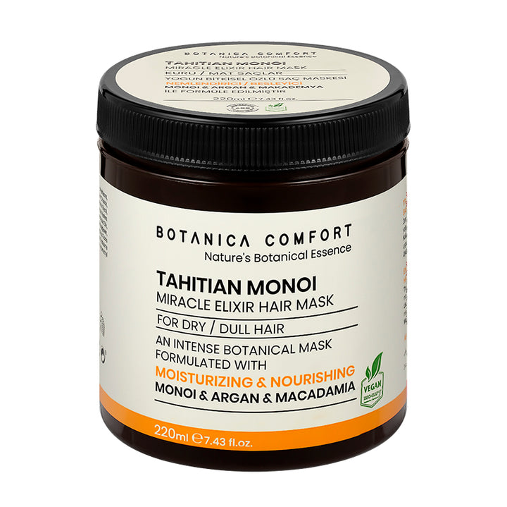 Botanica Comfort Tahitian Monoi Miracle Elixir Hair Mask | Moisturizing & Nourishing | Vegan